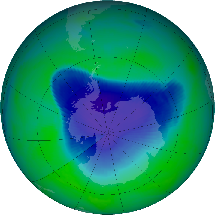 Ozone Map 1999-11-25